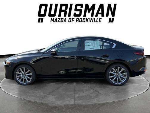 Jet Black Mica 2026 Mazda Mazda3 FWD w/Preferred Package