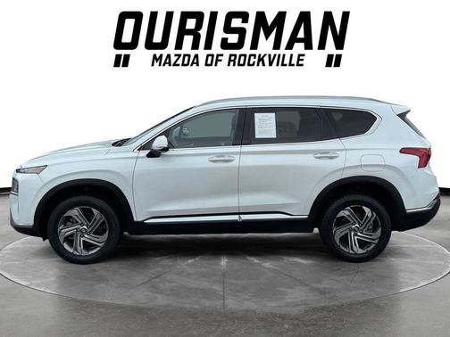 Quartz White 2021 Hyundai SANTA FE SEL 2.4