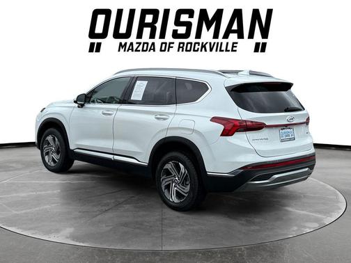Quartz White 2021 Hyundai SANTA FE SEL 2.4