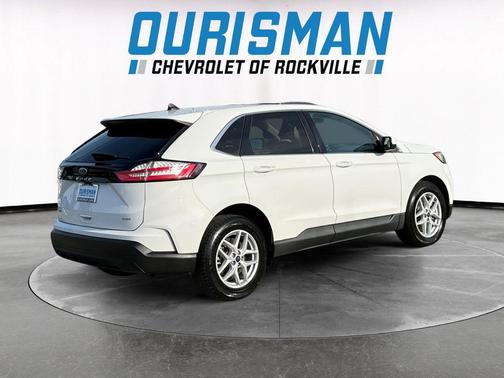 Oxford White 2021 Ford Edge SEL