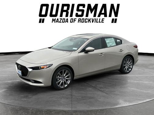 Platinum Quartz Metallic 2026 Mazda Mazda3 FWD w/Preferred Package