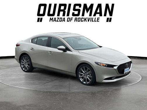 Platinum Quartz Metallic 2026 Mazda Mazda3 FWD w/Preferred Package