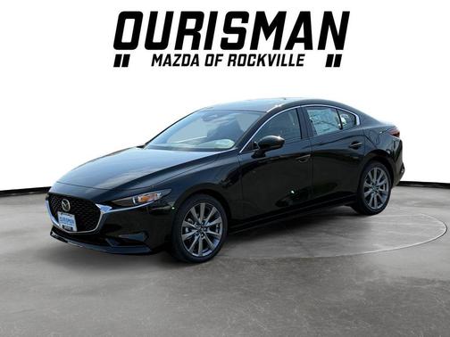 Jet Black Mica 2026 Mazda Mazda3 FWD w/Preferred Package