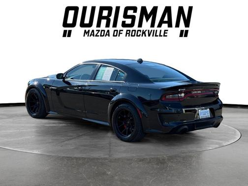 Pitch Black Clearcoat 2023 Dodge Charger SRT Hellcat