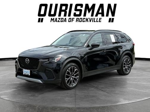 Jet Black Mica 2025 Mazda CX-70 PHEV Premium Package