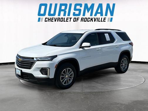 Summit White 2023 Chevrolet Traverse LT Leather