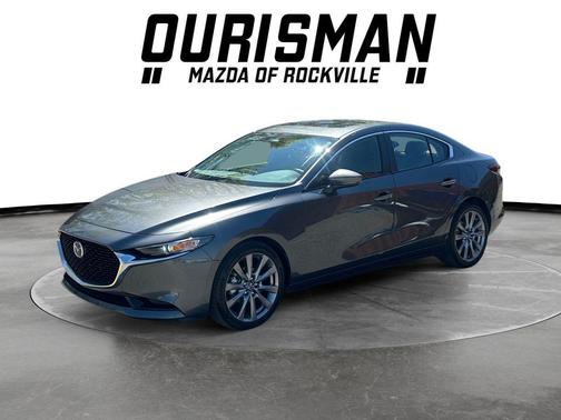 Machine Gray Metallic 2024 Mazda Mazda3 FWD w/Preferred Package