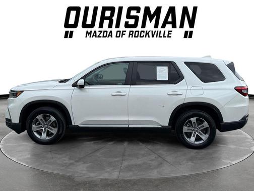 Platinum White Pearl 2023 Honda Pilot AWD EX-L 7 Passenger