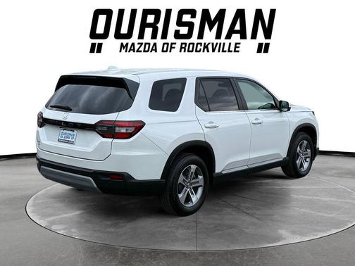 Platinum White Pearl 2023 Honda Pilot AWD EX-L 7 Passenger