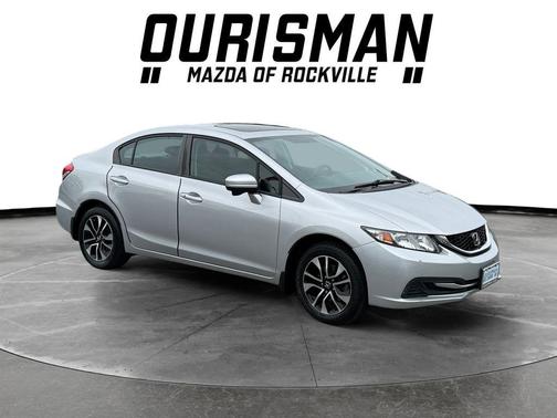 Alabaster Silver Metallic 2015 Honda Civic EX