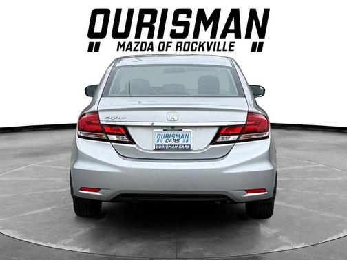 Alabaster Silver Metallic 2015 Honda Civic EX