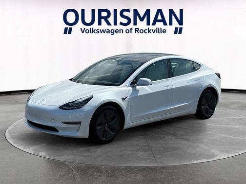 Pearl White Multi-Coat 2020 Tesla Model 3 Long Range