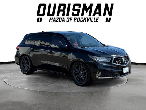 Majestic Black Pearl 2019 Acura MDX 3.5L Technology & A-Spec Pkgs