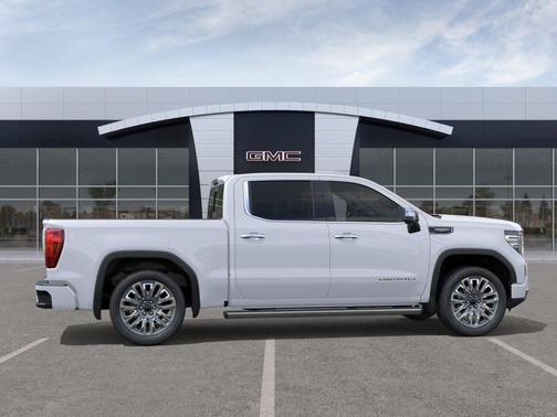 Glacier White Tricoat 2026 GMC Sierra 1500 Denali Ultimate