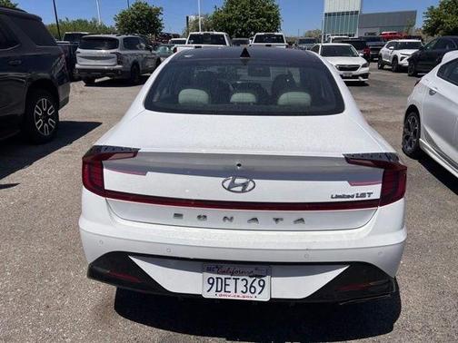 Serenity White 2023 Hyundai SONATA Limited