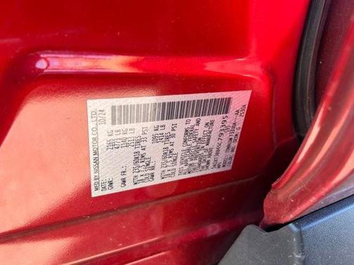 Scarlet Ember Tintcoat 2025 Nissan Rogue SV