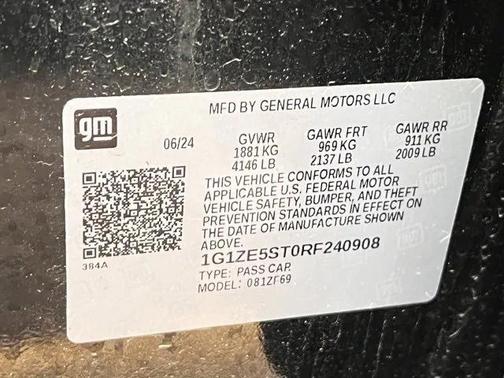 2024 Chevrolet Malibu FWD 2LT