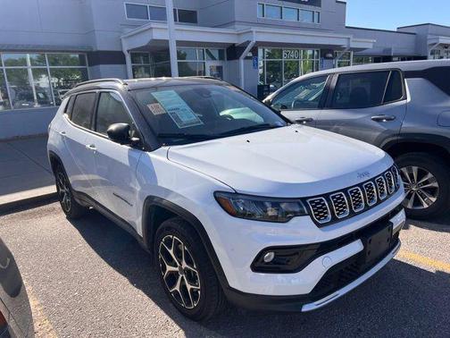Bright White Clearcoat 2025 Jeep Compass Limited