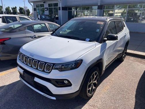 Bright White Clearcoat 2025 Jeep Compass Limited
