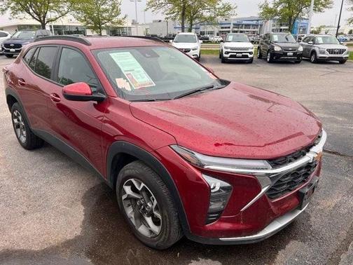 Crimson Metallic 2025 Chevrolet Trax LT