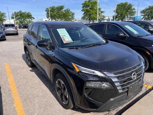 Super Black 2025 Nissan Rogue SV
