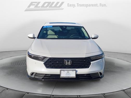 Platinum White Pearl 2025 Honda Accord Hybrid