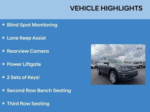 2019 Volkswagen Atlas 3.6L SE w/Technology