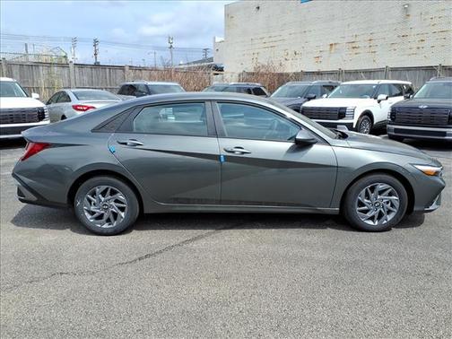 Amazon Gray 2026 Hyundai ELANTRA HEV Blue