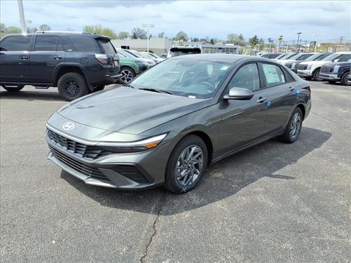 Amazon Gray 2026 Hyundai ELANTRA HEV Blue