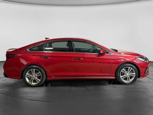 Scarlet Red 2018 Hyundai SONATA Sport