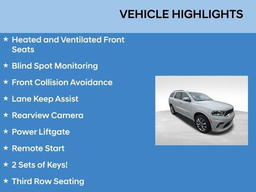 Vice White 2021 Dodge Durango Citadel