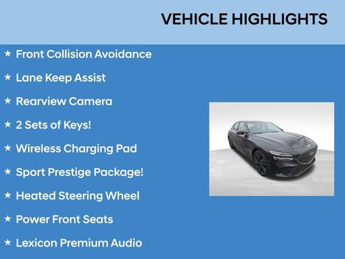 2023 Genesis G70 2.0T