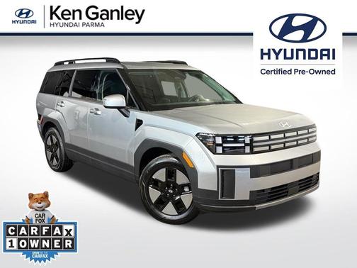 Shimmering Silver 2026 Hyundai SANTA FE HEV SEL