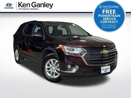 Black Cherry Metallic 2020 Chevrolet Traverse LT Cloth