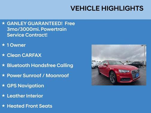 2017 Audi A4 2.0T Prestige