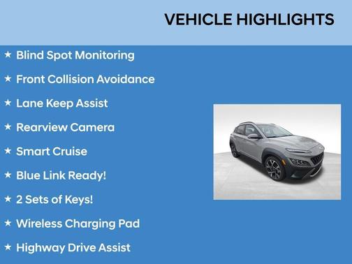 Cyber Silver 2023 Hyundai KONA Limited