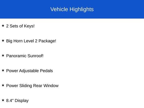 2020 RAM 1500 Big Horn