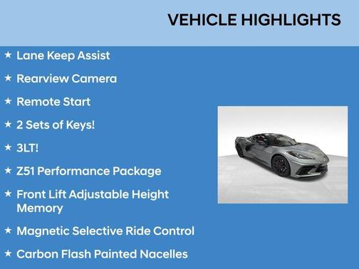 2024 Chevrolet Corvette Stingray w/3LT