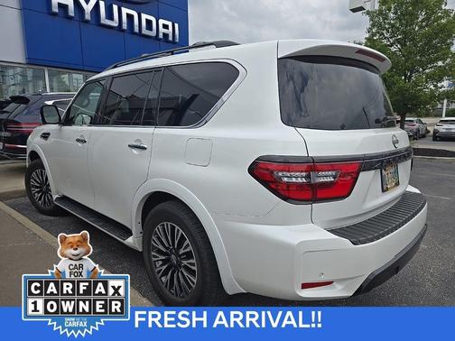 Aspen White 2024 Nissan Armada SL