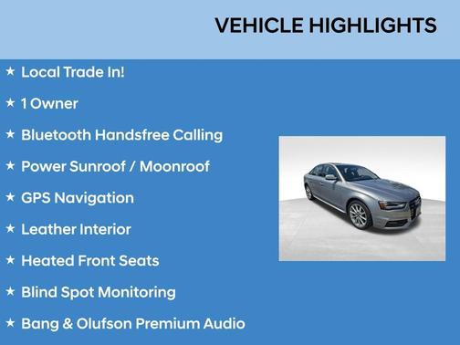 Florett Silver Metallic 2016 Audi A4 2.0T Premium Plus