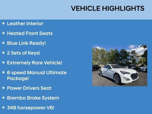 2015 Hyundai Genesis Coupe 3.8L Ultimate
