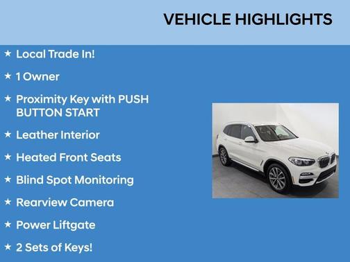 2019 BMW X3 xDrive30i