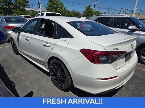 Platinum White Pearl 2023 Honda Civic Sport
