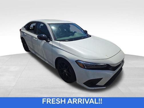 Platinum White Pearl 2023 Honda Civic Sport