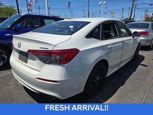 Platinum White Pearl 2023 Honda Civic Sport