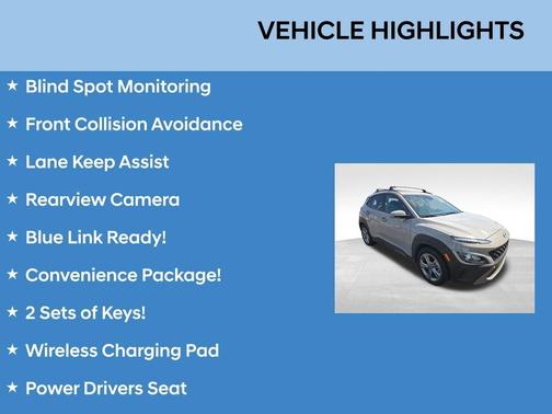 Cyber Silver 2023 Hyundai KONA SEL