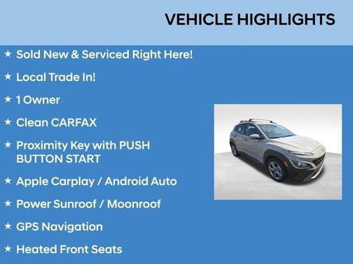 Cyber Silver 2023 Hyundai KONA SEL