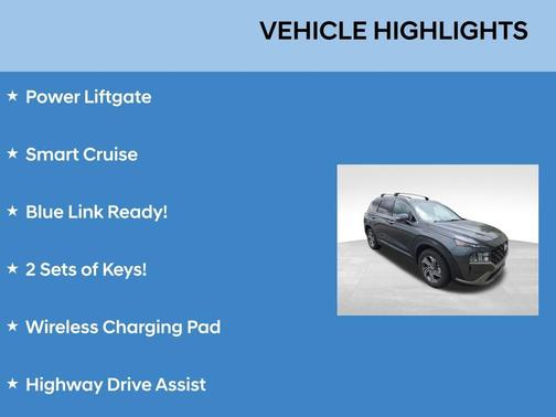Portofino Gray 2023 Hyundai SANTA FE SEL