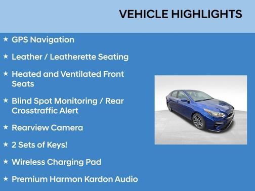 Deep Sea Blue 2021 Kia Forte EX