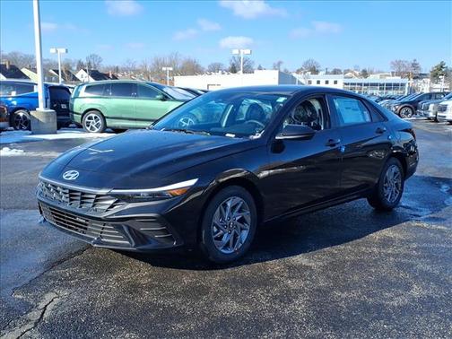 Black 2026 Hyundai ELANTRA HEV Blue